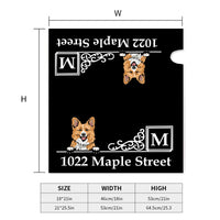 Thumbnail for Custom Dog Cat Cartoon Mailbox Cover, Dog Lover Gift AF