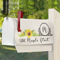 Thumbnail for Flowers With Pet Photo Mailbox Cover, Upload Photo Mailbox AF