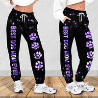 Thumbnail for Custom Hologram Dog Mom Dog Dad Sweatpants, Best Gift For Dog Lovers AB