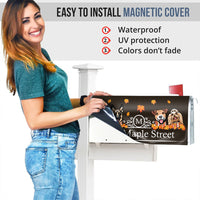 Thumbnail for Custom Autumn Dog Cat Mailbox Cover, Dog lover Gift AF