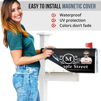 Thumbnail for Husband & Wife Address Magnetic Mailbox Cover, Gift For Couple AF