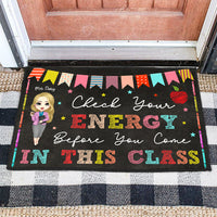 Thumbnail for Check Your Energy Teacher Doormat, DYI Classroom Decor AB
