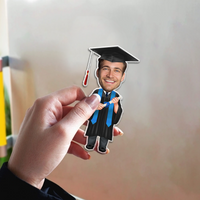 Thumbnail for Personalized Photo Graduation Senior 2023 Magnet, Fridge Magnet, Graduation Gift JonxiFon