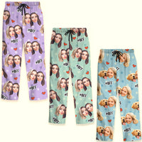 Thumbnail for Custom Face Photo Besties Pajamas Set, Gift For Best Friends FC
