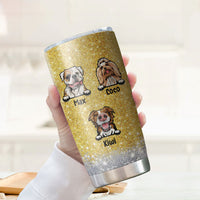 Thumbnail for Born To Be A Stay-at-home Dog Mom Tumbler, Best Gift for Dog Lovers AA