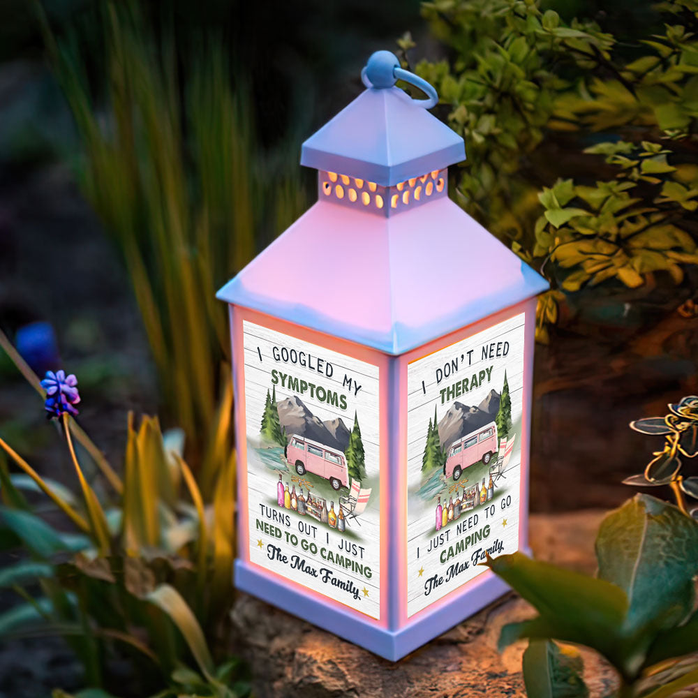 Custom I Googled My Symptoms RV Photo Camping Lantern II, Gift For Camper JonxiFon