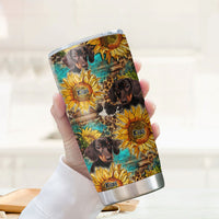 Thumbnail for Western Leopard Dog Mom Tumbler, DIY Gift For Dog Lovers AA