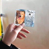 Thumbnail for Custom If Love Could Have Saved You Pet Photo Memorial Magnets, Fridge Magnet, Memorial Gift JonxiFon