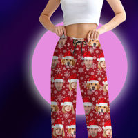 Thumbnail for Custom Christmas With Face Photo Family Pajama Pants, Christmas Gift AB