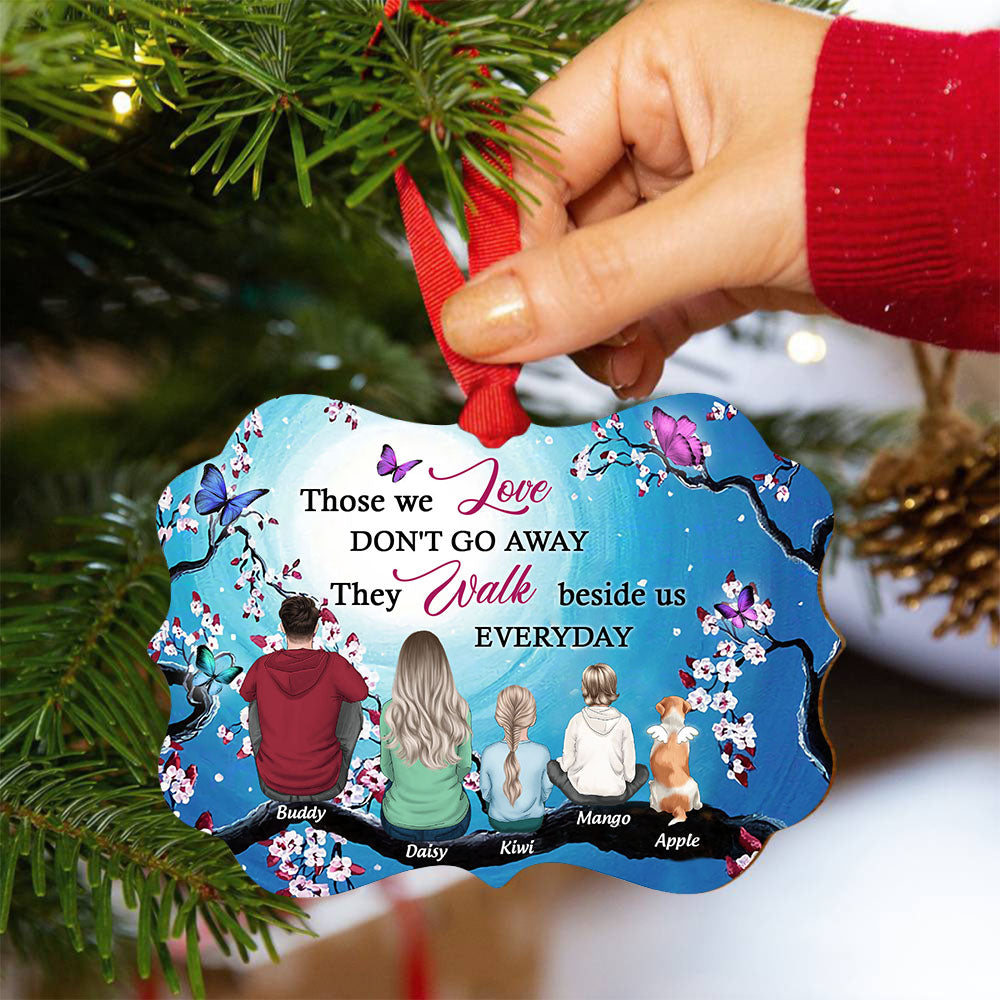 Memorial Family Member Loss Of Someone Christmas In Heaven Personalized Ornament AE