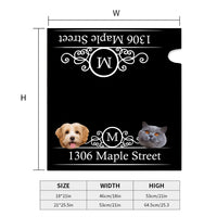 Thumbnail for Custom Big Head Cutout Photo Dog Cat Mailbox Cover, Christmas Gift AF