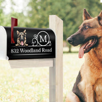Thumbnail for Custom Family Name House Address Magnetic Mailbox Cover, Pet Lover Gift AF
