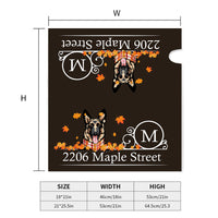 Thumbnail for Custom Autumn Dog Cat Mailbox Cover, Dog lover Gift AF