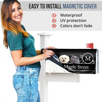 Thumbnail for Custom Big Head Cutout Photo Dog Cat Mailbox Cover, Christmas Gift AF