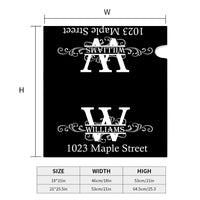 Thumbnail for Custom Family Name Monogram Mailbox Cover, Gift For Family AF