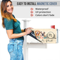 Thumbnail for Flowers With Pet Photo Mailbox Cover, Upload Photo Mailbox AF