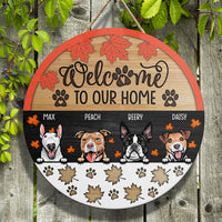 Thumbnail for Welcome Hope You Like Dogs Door Sign, DIY Gift For Pet Lovers Z