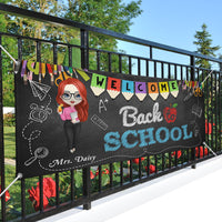 Thumbnail for Welcome Back To School Teacher Banner, Classroom Decor AJ