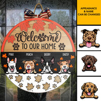 Thumbnail for Welcome Hope You Like Dogs Door Sign, DIY Gift For Pet Lovers Z