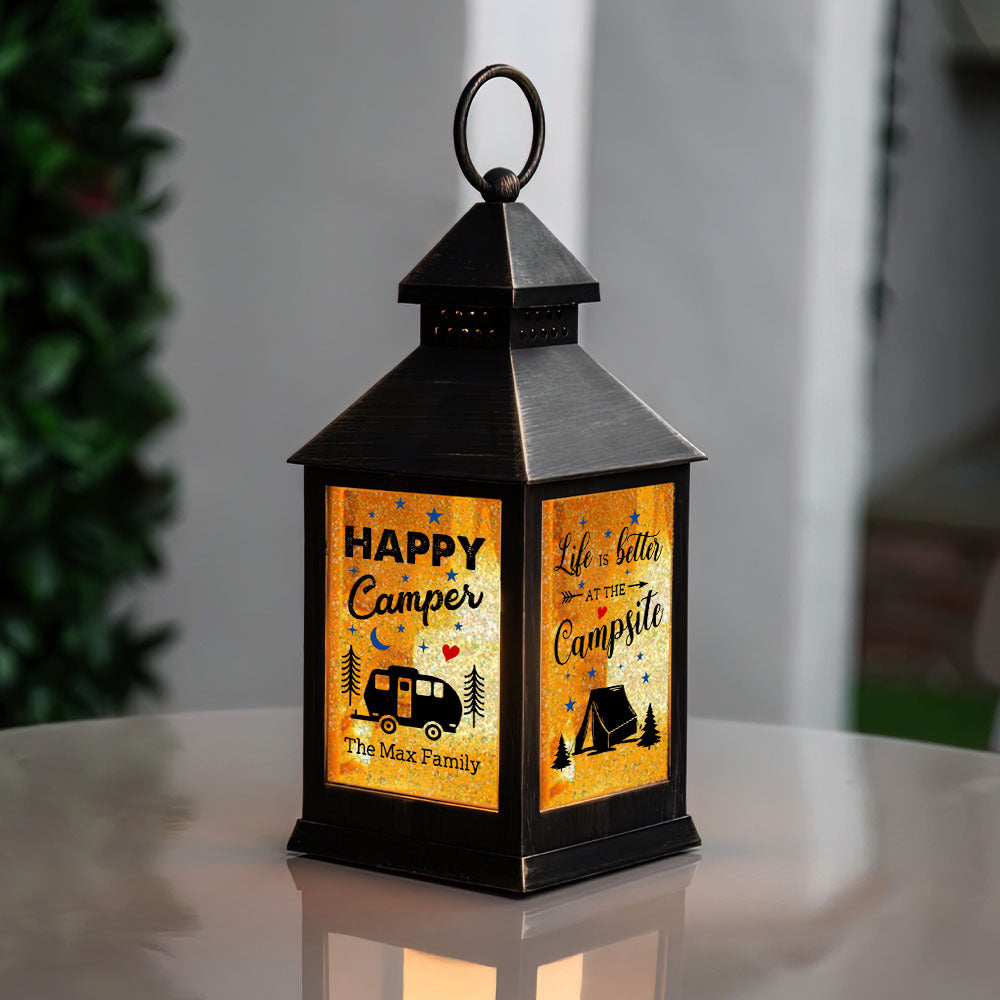 Custom The Best Memories Are Made Camping Lantern II, Gift For Camper FC