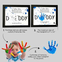 Thumbnail for I Love You More Than The Stars Photo Frame, Kids Handprint Keepsake AA