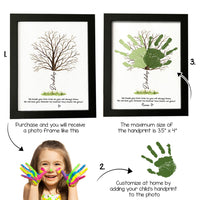 Thumbnail for Daddy We Made You This Tree Photo Frame, Kids Handprint Keepsake AA