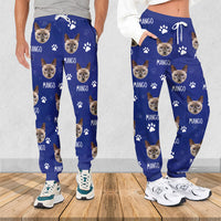 Thumbnail for Custom Paws With Dog Cat Photo Sweatpants, Pet Lover Gift AB