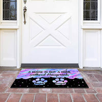 Thumbnail for Hologram Pawprints Pets Personalized Doormat AB