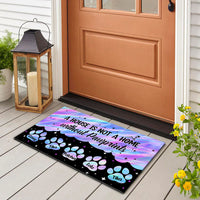 Thumbnail for Hologram Pawprints Pets Personalized Doormat AB