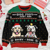 Thumbnail for Best Dog Mom Dad Ever Ugly Christmas Sweater, Christmas Gift AB