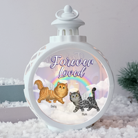 Thumbnail for Personalized Memorial Cat Christmas LED Light Ornament, Sympathy Gift For Cat Lover AE